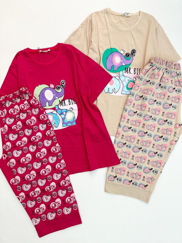 Elephant Bermuda Set - ترمه شاپ