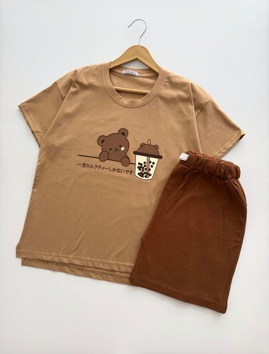 تصویر تیشرت و شورتک تدی - ترمه شاپ