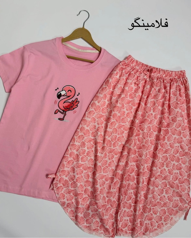 ست تیشرت نخ پنبه و شلوارک بوگاتی