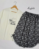 ست تیشرت نخ پنبه و شلوارک بوگاتی